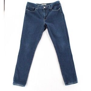 Levi's 311 Shaping Skinny Capri Women's Jeans Size 32 Blue Denim Stretch #2